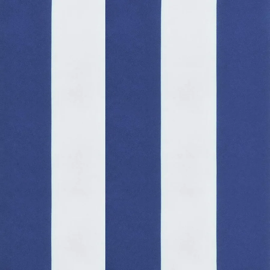Coussins de palette lot de 3 rayures bleues/blanches - 9