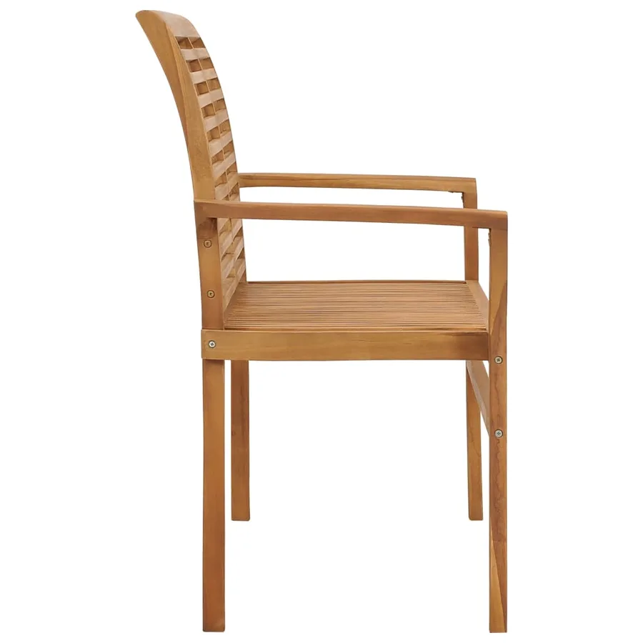 Banc de jardin 112 cm Bois de teck solide - 4