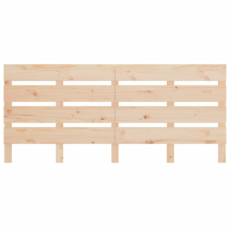 Cadre de lit sans matelas 200x200 cm bois massif de pin - 10