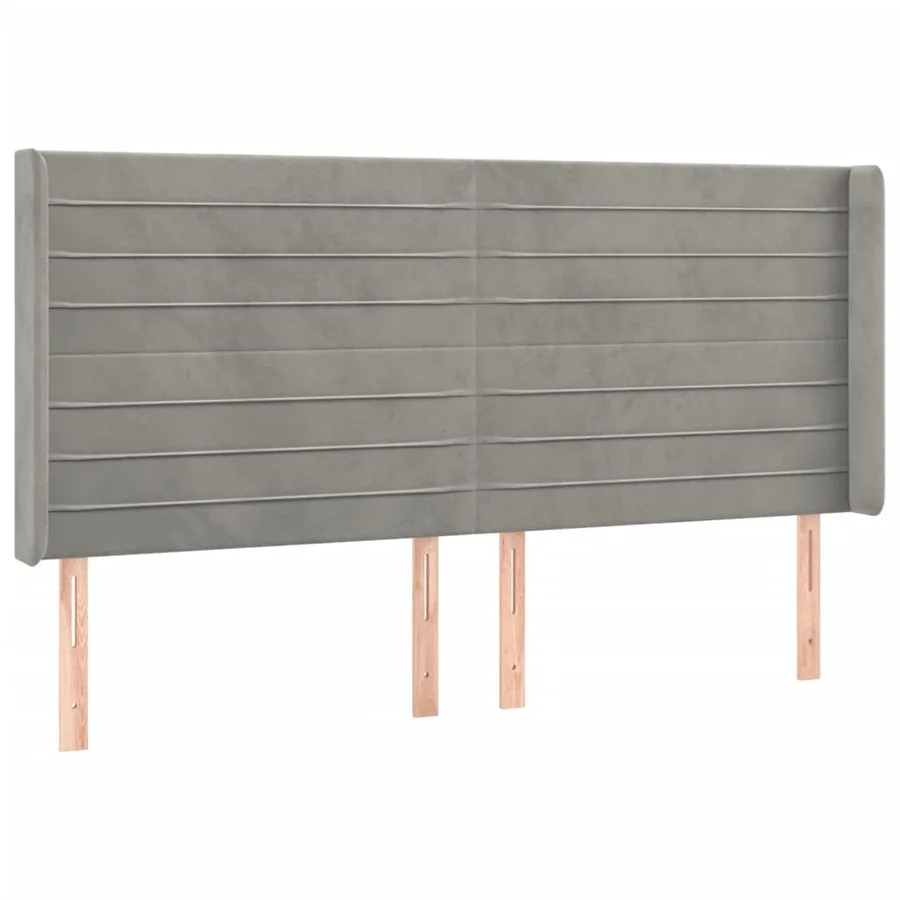 Sommier à lattes de lit matelas et LED Gris clair 200x200 cm - 7