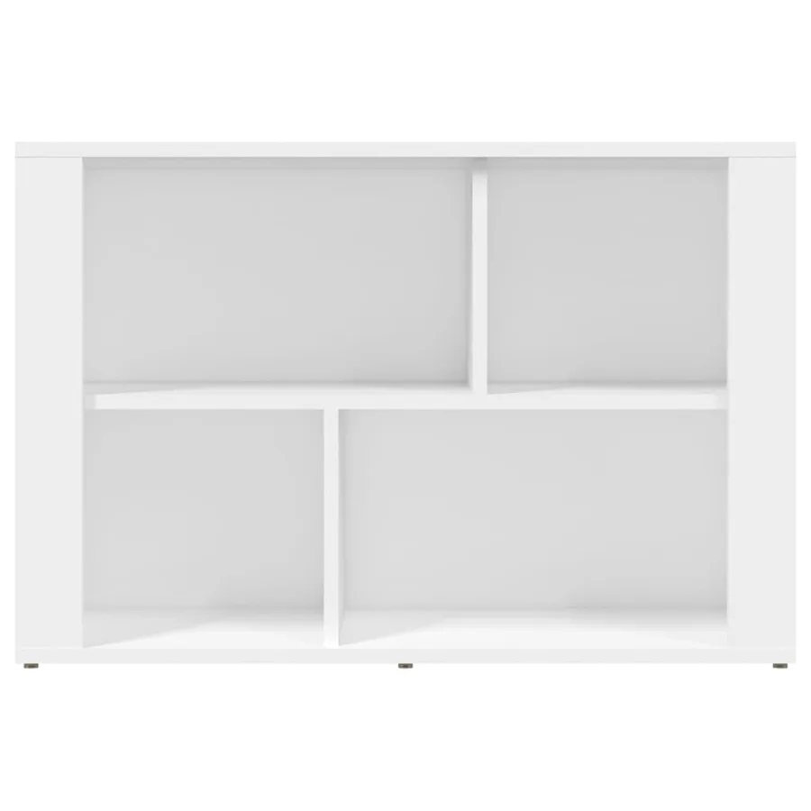 Buffet Blanc 80x30x54 cm Bois d'ingénierie - 5