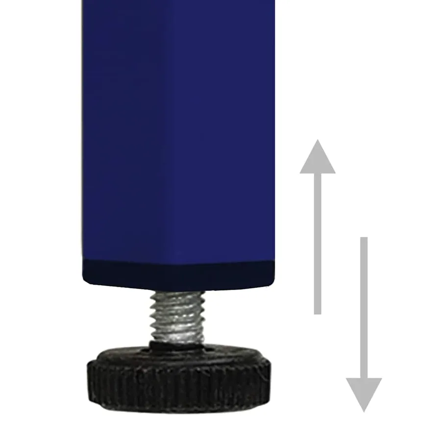 Garde-robe Bleu marine 90x50x180 cm Acier - 9