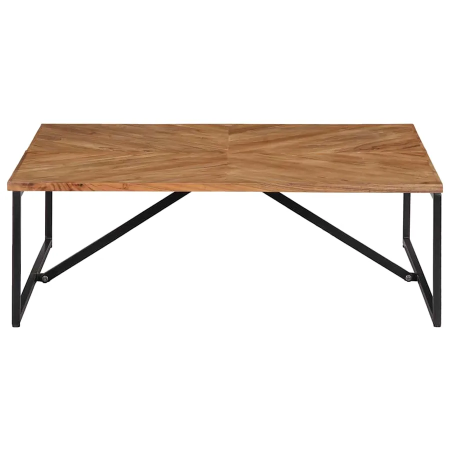 Table basse 110x110x36 cm Bois d'acacia solide - 2