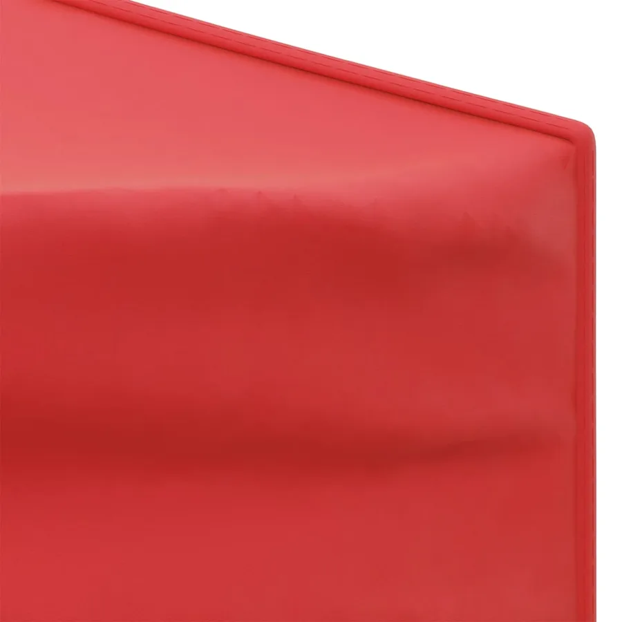 Tente de réception pliable avec parois Rouge 3x6 m - 5