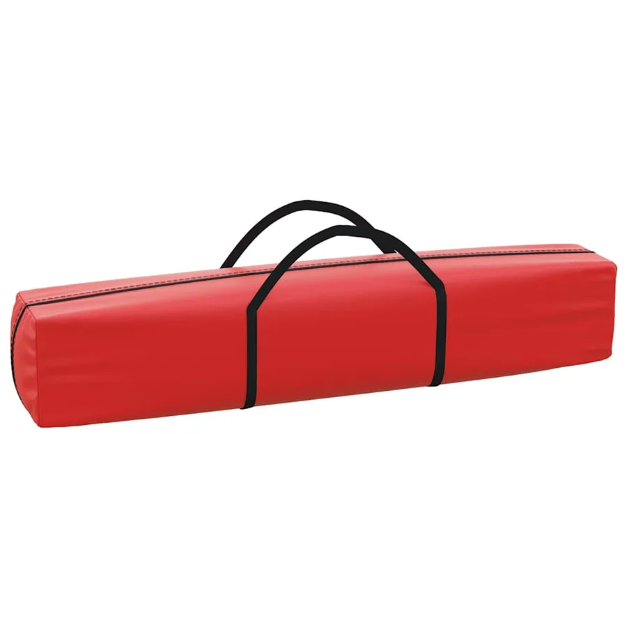 Tente de réception pliable avec parois Rouge 3x6 m - 8
