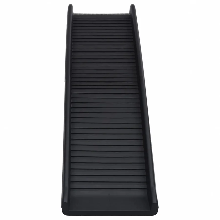 Rampe de voiture pliable pour chiens Noir 155,5x40x15,5 cm - 3