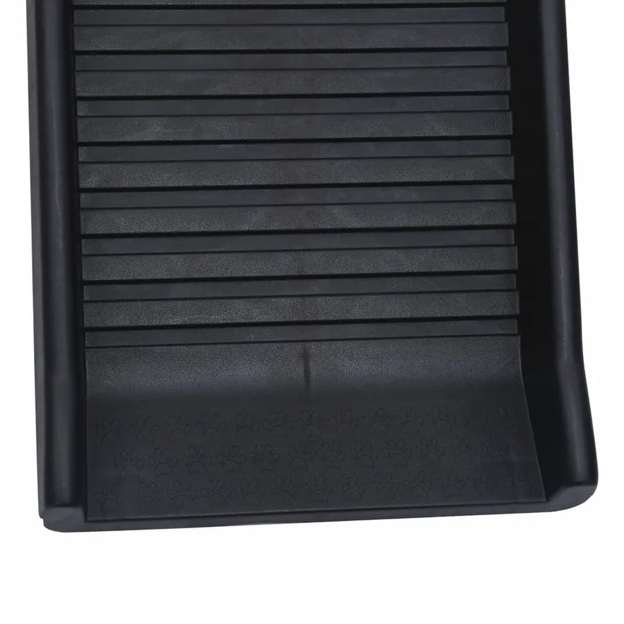 Rampe de voiture pliable pour chiens Noir 155,5x40x15,5 cm - 7