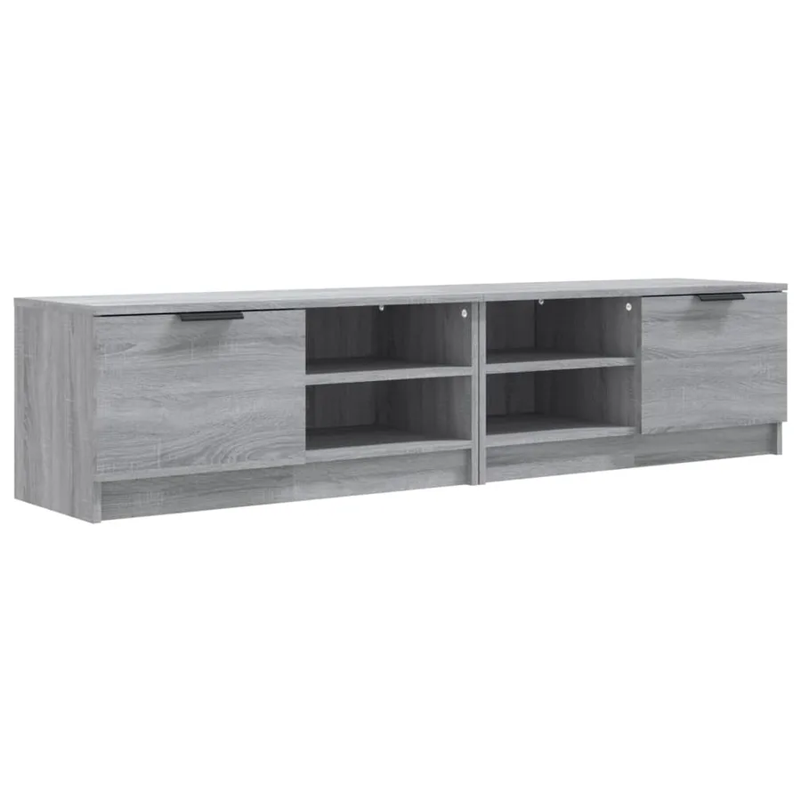Meubles TV 2 pcs Sonoma gris 80x35x36,5 cm Bois d'ingénierie - 2
