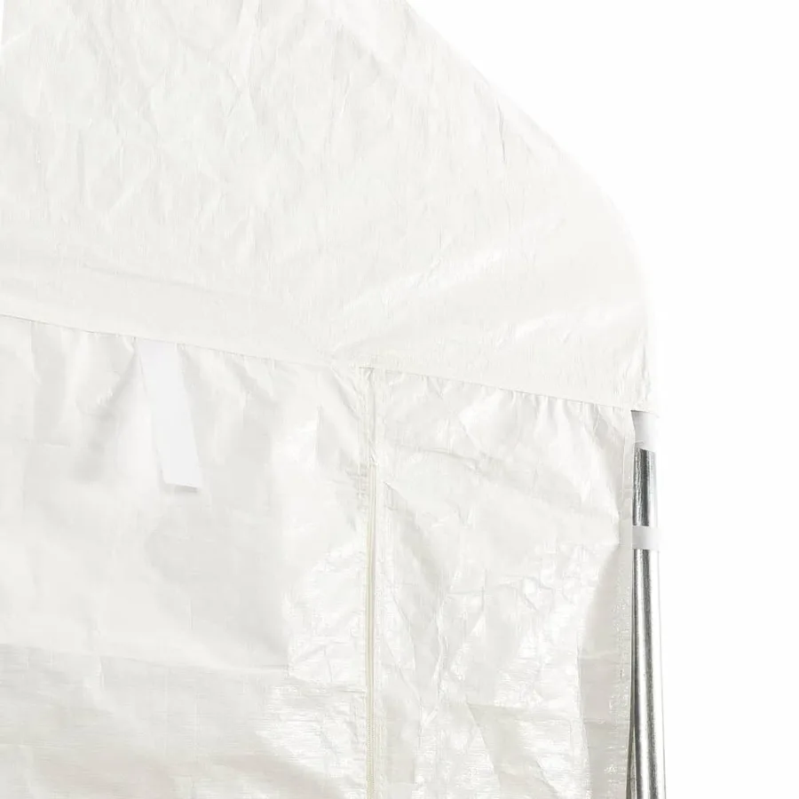 Belvédère avec toit blanc 8,92x2,28x2,69 m polyéthylène - 5