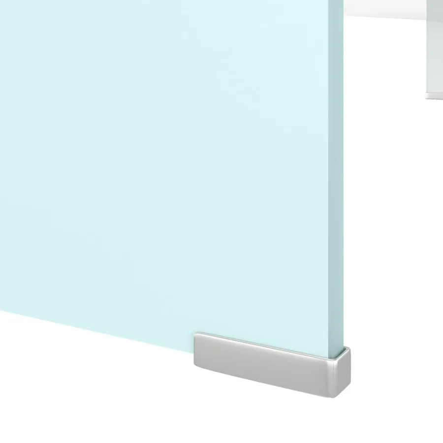 Meuble TV/Support pour moniteur 110x30x13 cm verre vert - 5