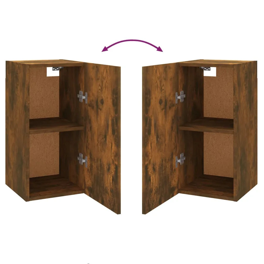 Ensemble de meubles TV 7 pcs Chêne fumé Bois d'ingénierie - 7