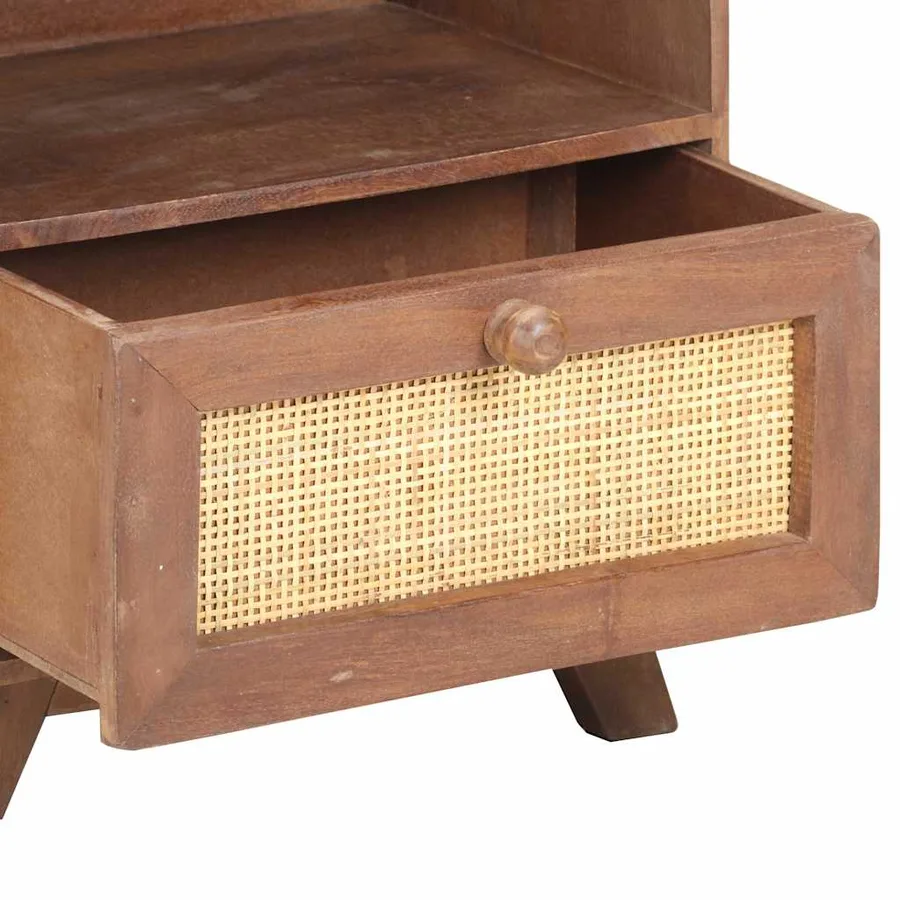 Table de chevet 40x30x50 cm Bois de manguier massif - 5