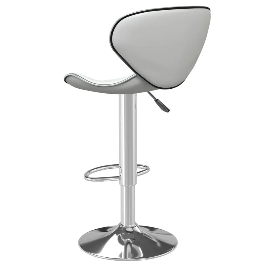 Tabouret de bar Blanc Similicuir - 5