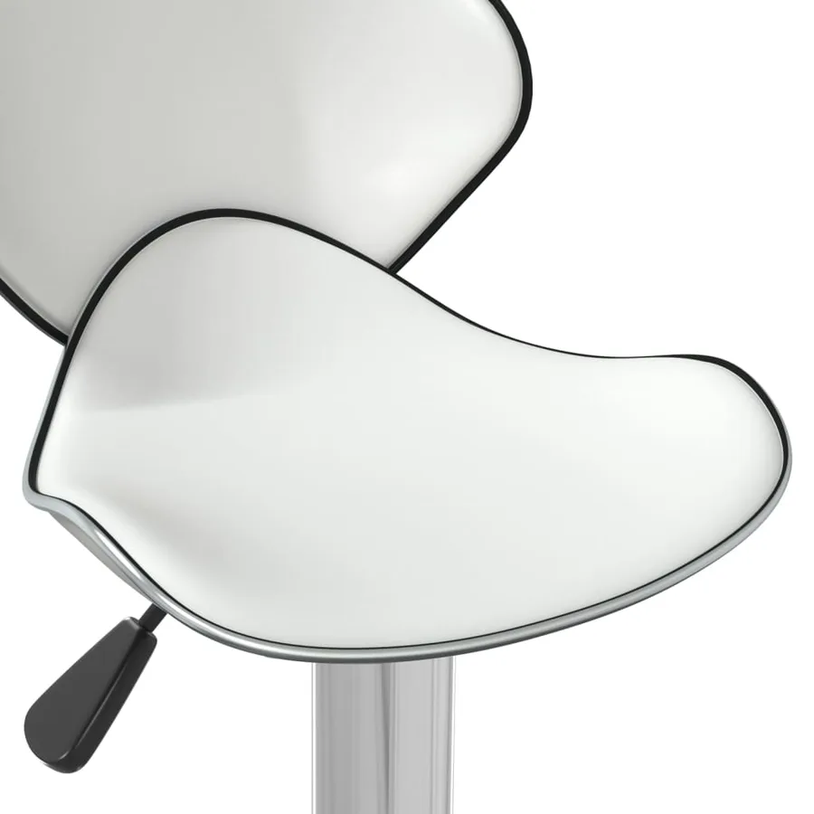 Tabouret de bar Blanc Similicuir - 7