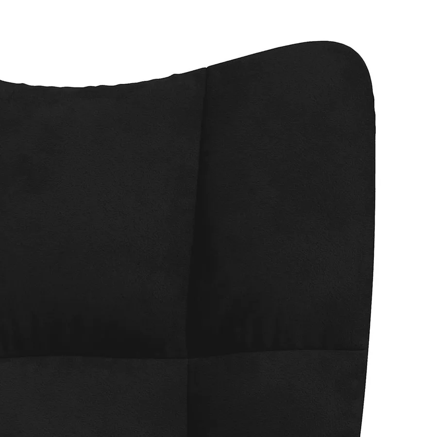 Chaise à bascule Noir Velours - 7