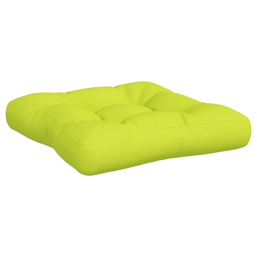 Coussins de palette lot de 2 vert vif tissu - 6