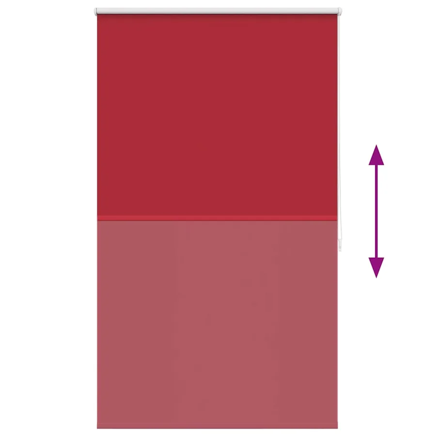 Store enrouleur occultant 104,4 x 175 cm, largeur du tissu 100 cm, rouge - 9