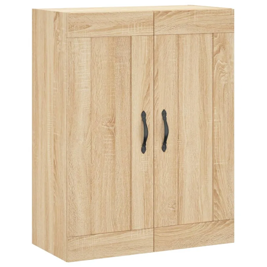 Buffet haut Chêne sonoma 69,5x34x180 cm Bois d'ingénierie - 5