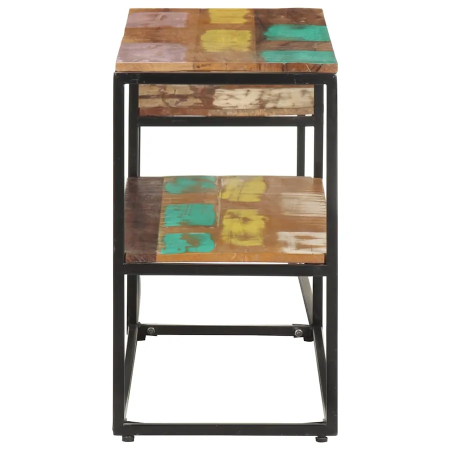 Meuble TV 180x30x50 cm Bois de récupération massif - 3