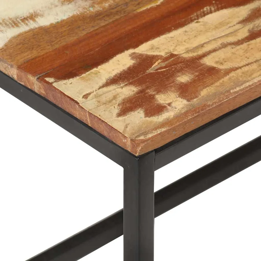Meuble TV 180x30x50 cm Bois de récupération massif - 7