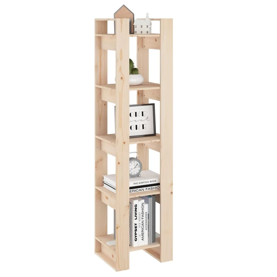 Bibliothèque/Séparateur de pièce 41x35x160 cm Pin massif - 4