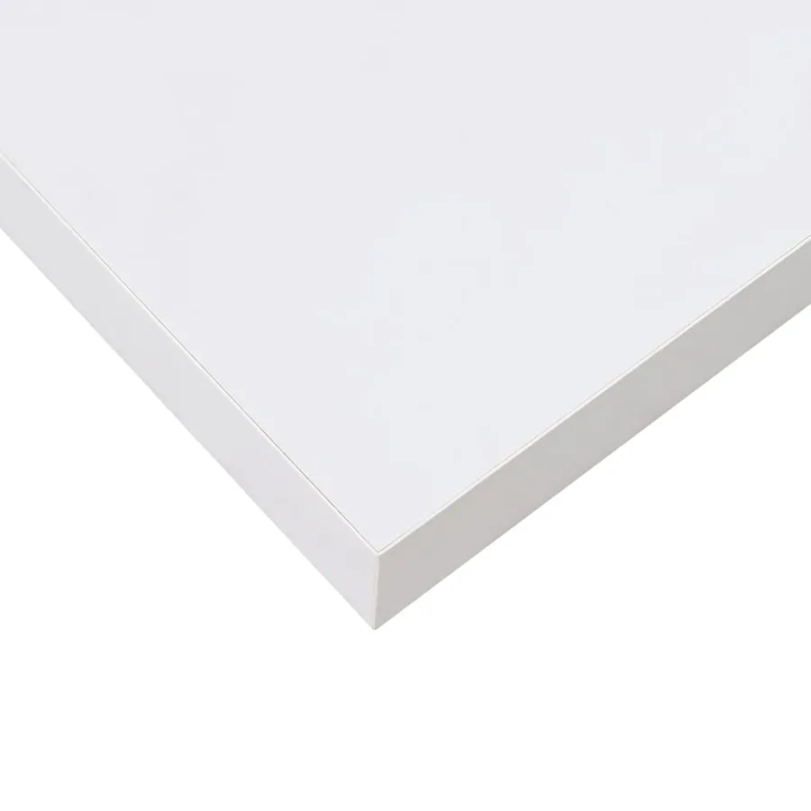 Étagère murale flottante 2 pcs Blanc brillant 23x23,5x3,8cm MDF - 12