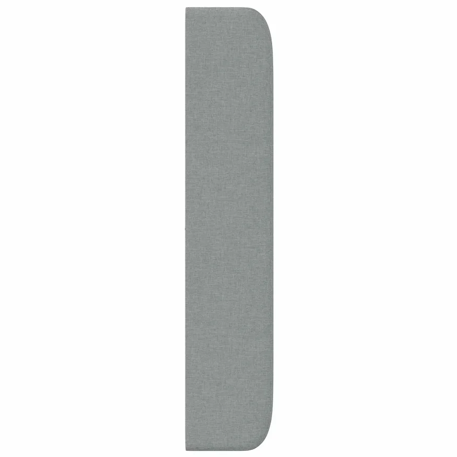 Oreille de tête de lit Gris clair 80 x 16 x 4 cm tissu - 7
