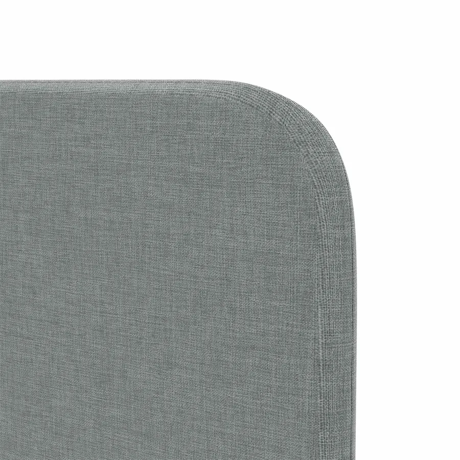 Oreille de tête de lit Gris clair 80 x 16 x 4 cm tissu - 9