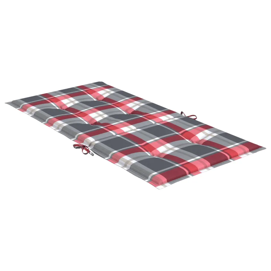 Coussins de chaise de jardin à dossier bas lot de 4 - 5