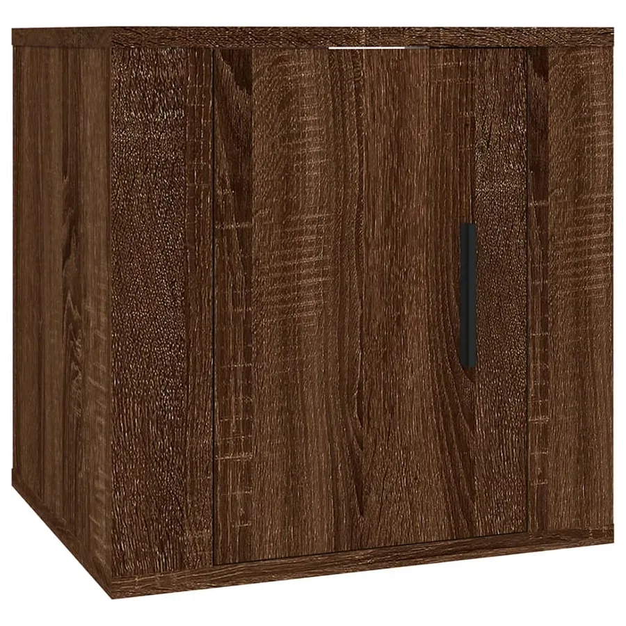 Meubles TV muraux 2 pcs Chêne marron 40x34,5x40 cm - 4