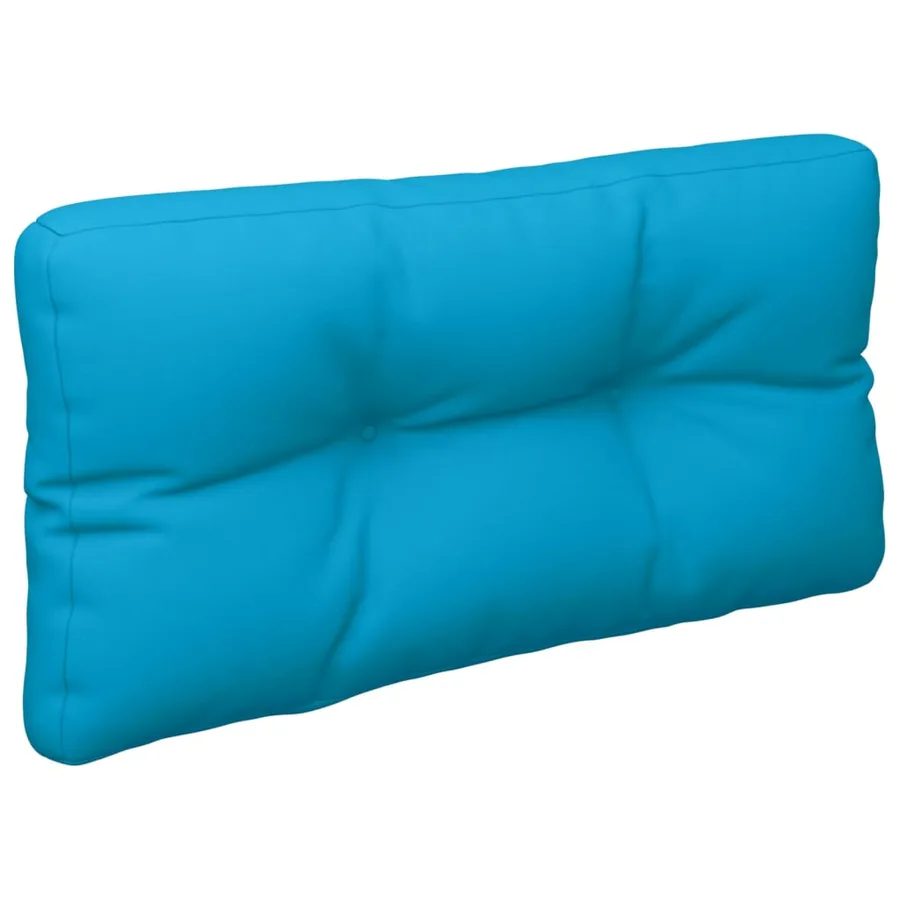 Coussins de palette lot de 2 bleu tissu - 5