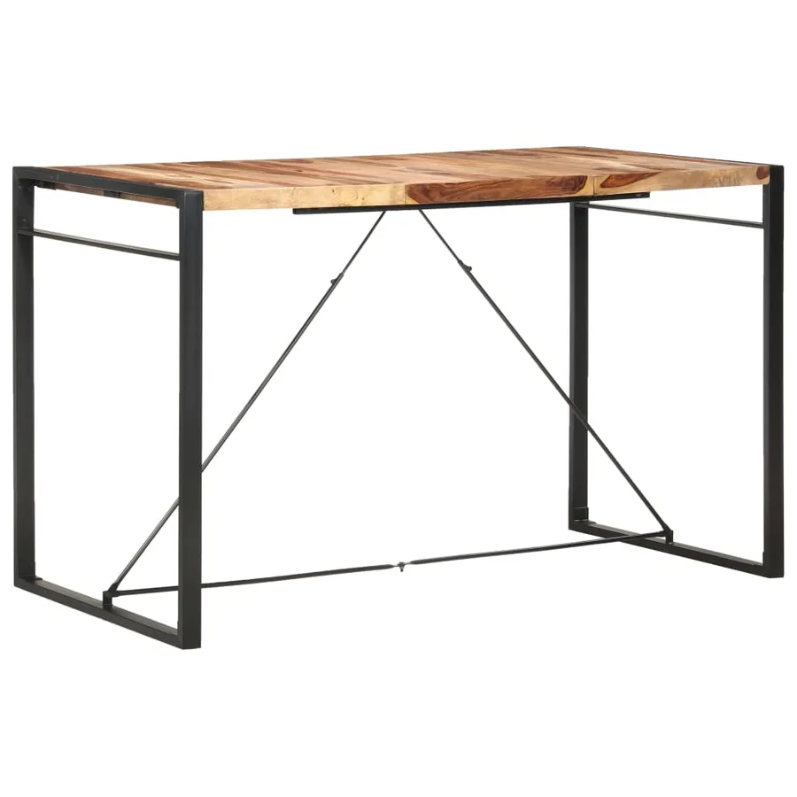 Table de bar 180x90x110 cm Bois solide - 8