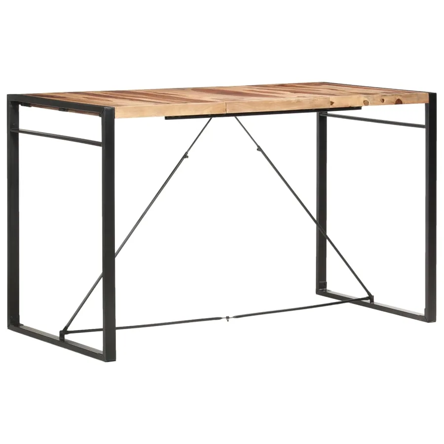 Table de bar 180x90x110 cm Bois solide - 9