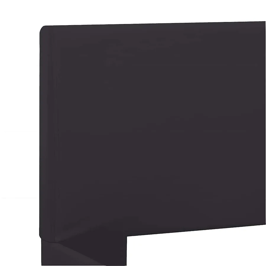 Cadre de lit avec LED sans matelas noir 160x200 cm - 6