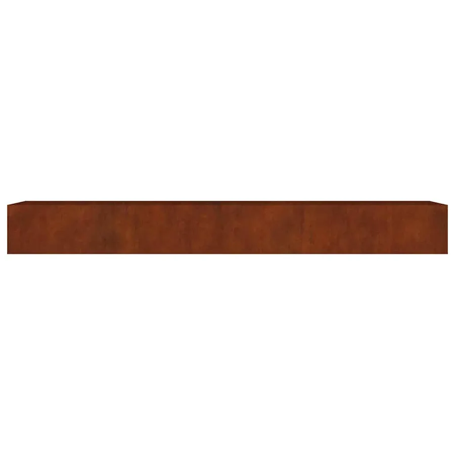 Lit surélevé de jardin 360x80x40 cm acier corten - 4