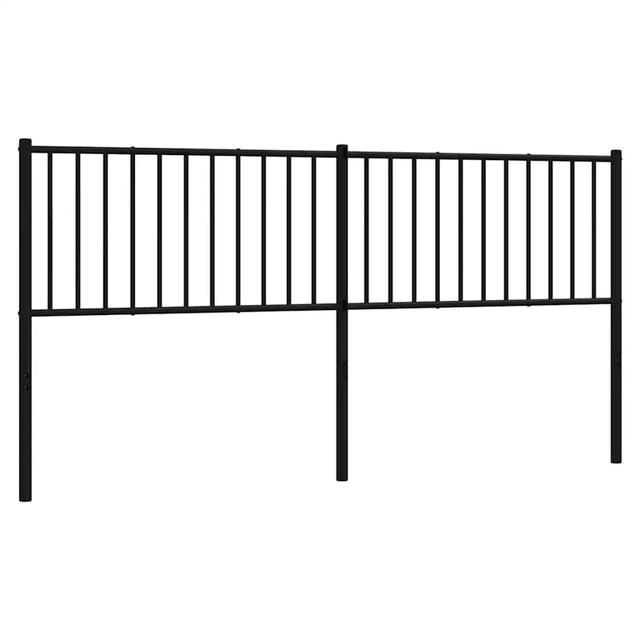 Tête de lit de remplacement métal noir 180 cm - 2