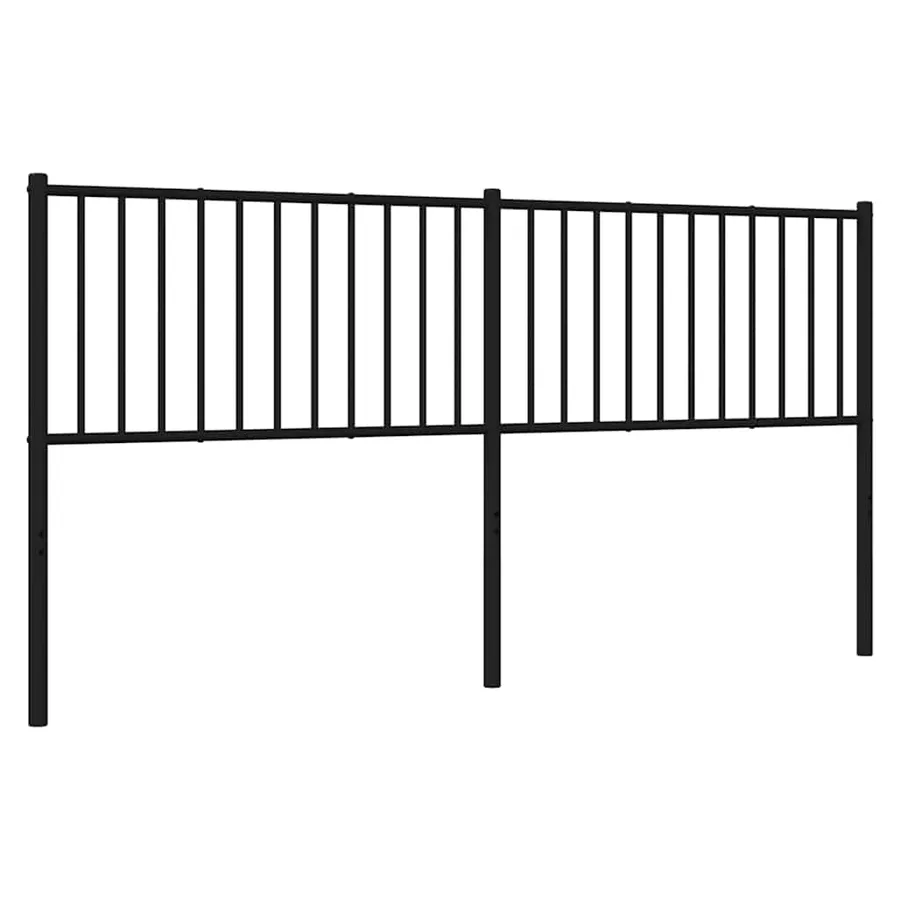 Tête de lit de remplacement métal noir 180 cm - 5