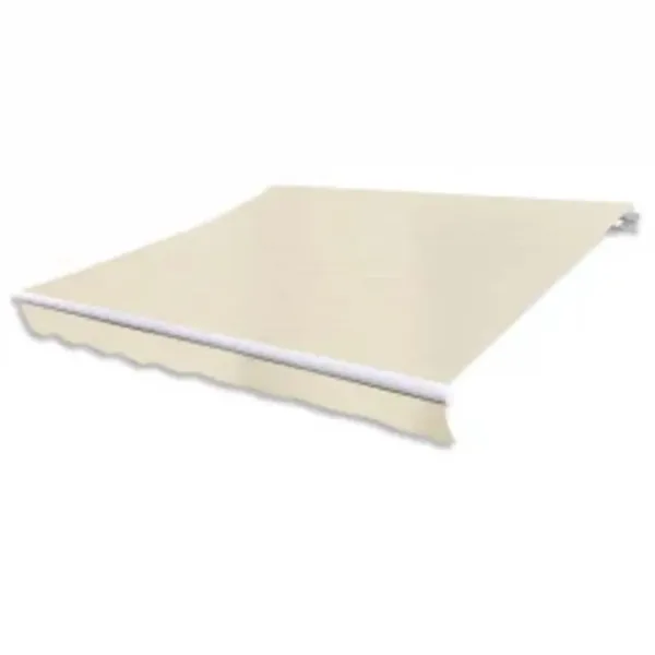 Auvent pliable motorisé 600 cm Crème