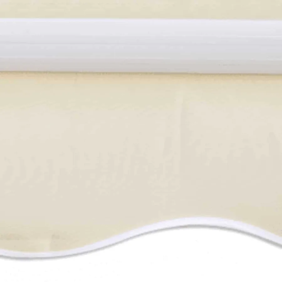 Auvent pliable motorisé 600 cm Crème - 2