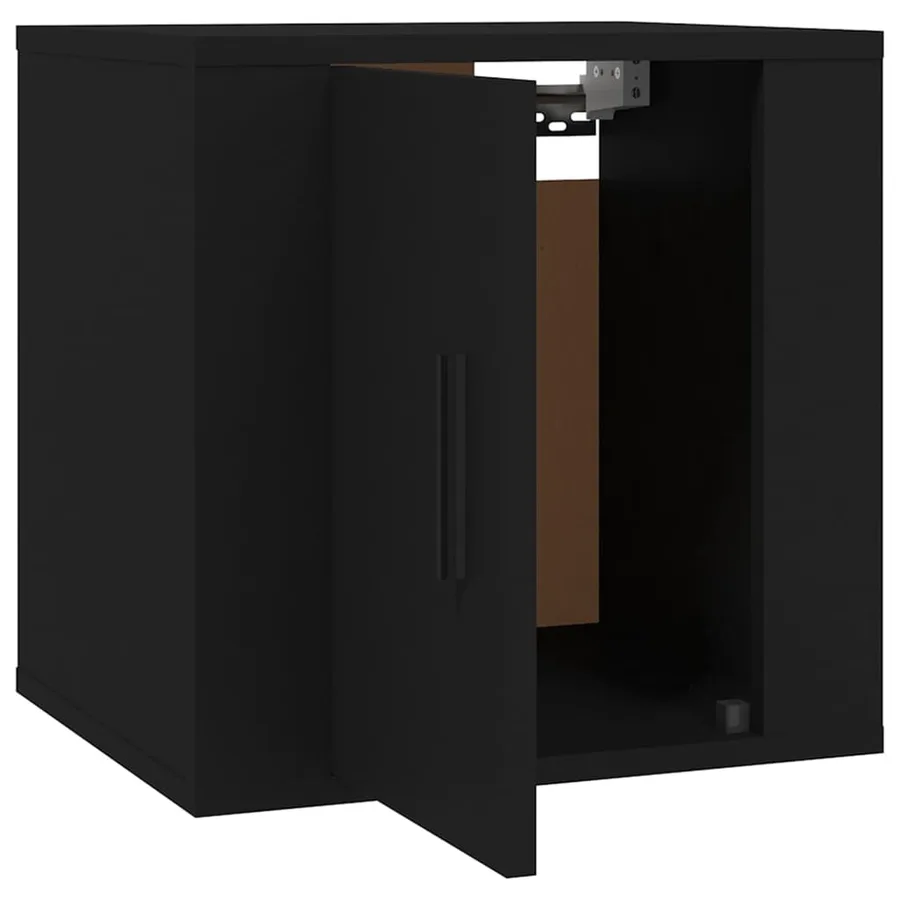 Meubles TV muraux 2 pcs Noir 40x34,5x40 cm - 6