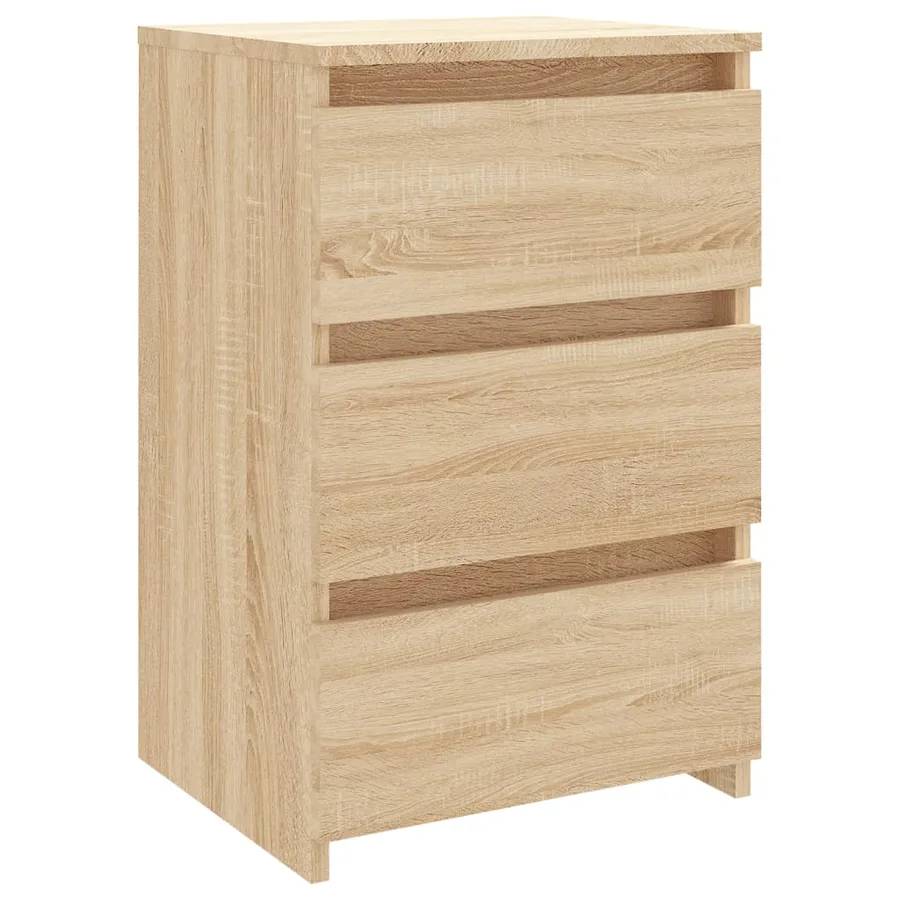 Table de chevet Chêne sonoma 40x35x62,5 cm bois d'ingénierie - 2