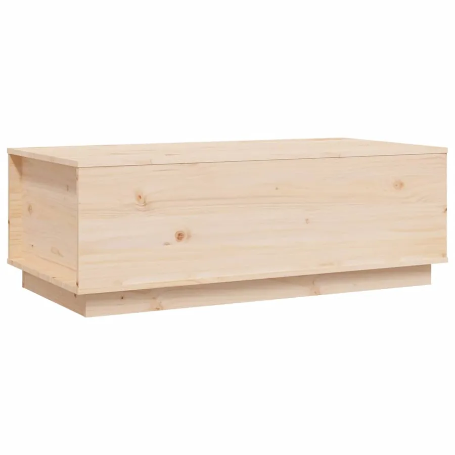 Table basse 100x50x35 cm Bois massif de pin - 2
