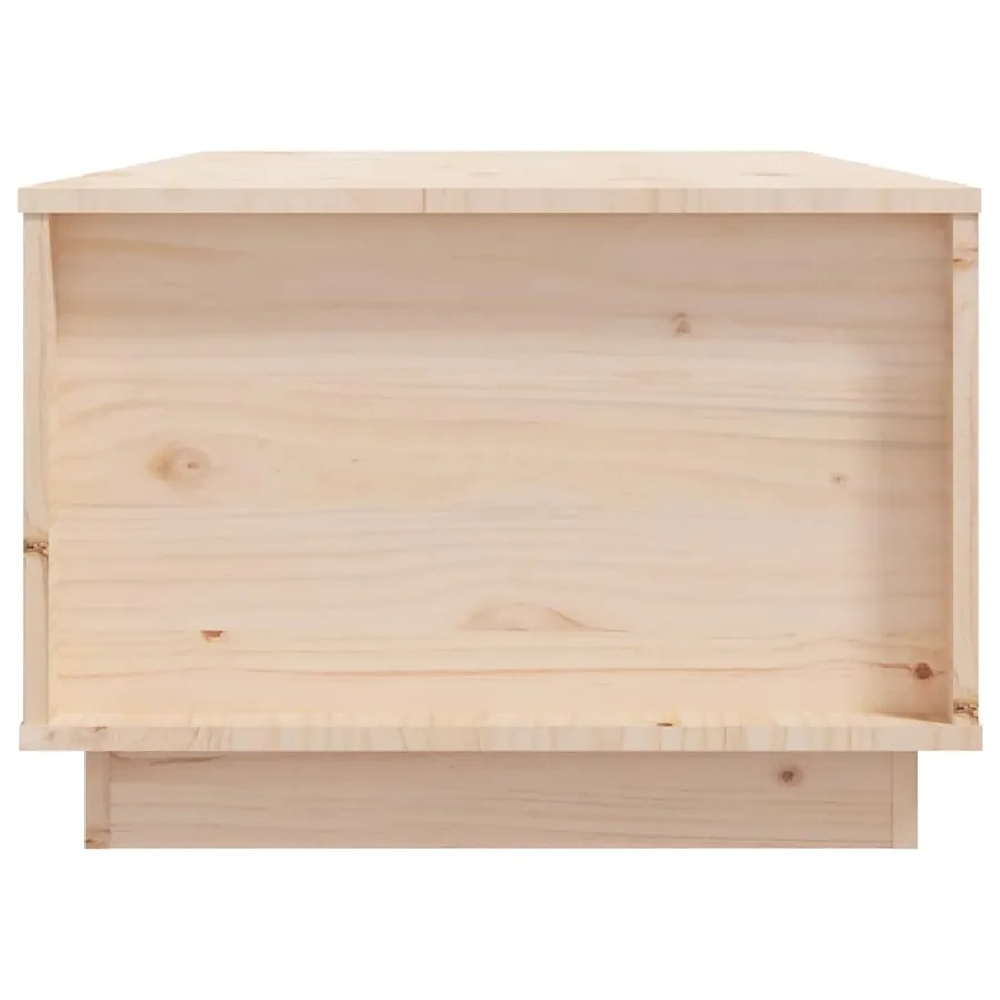 Table basse 100x50x35 cm Bois massif de pin - 7