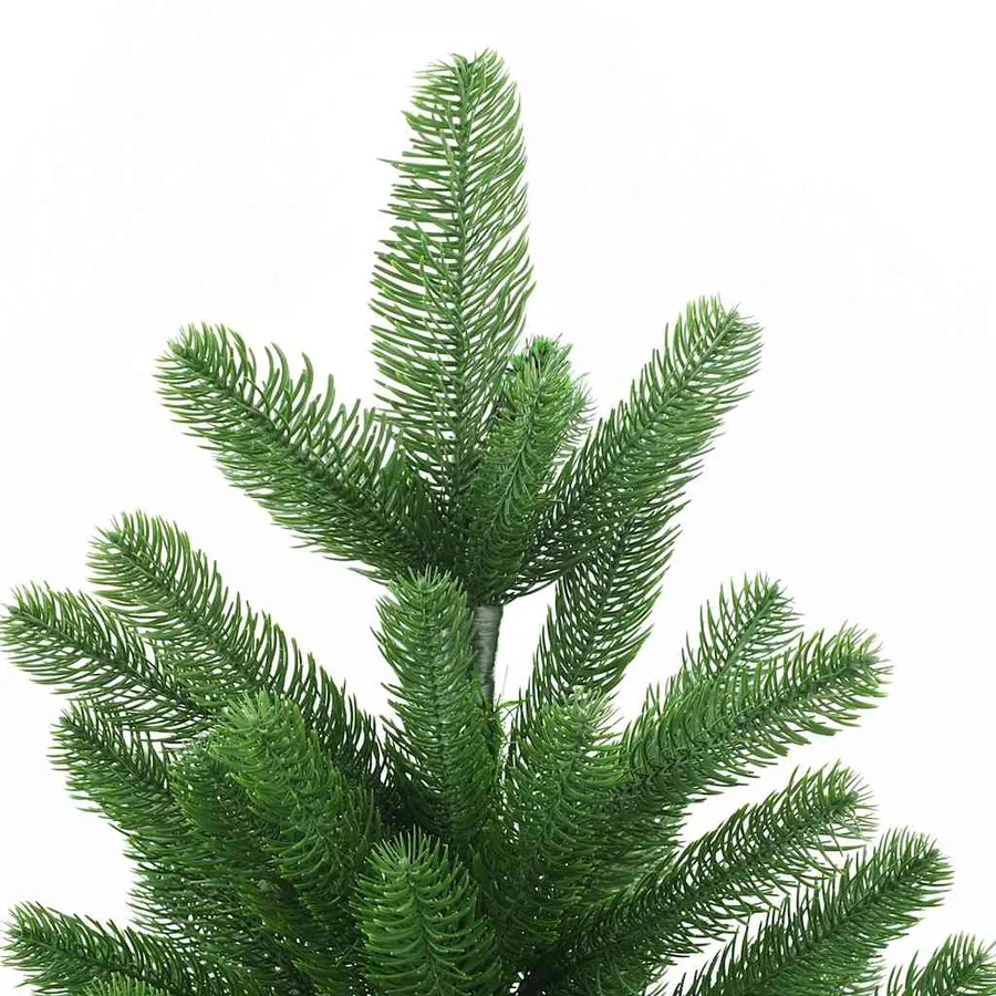 Arbre de Noël artificiel pré-éclairé et boules 150 cm Vert - 3