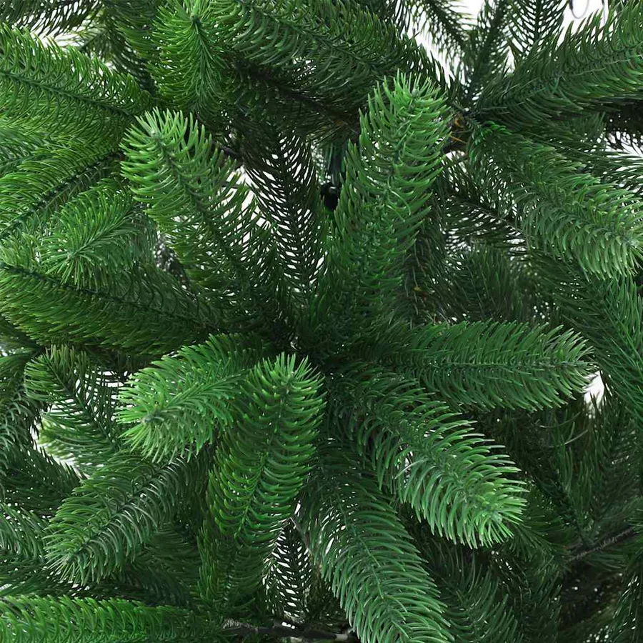 Arbre de Noël artificiel pré-éclairé et boules 150 cm Vert - 4