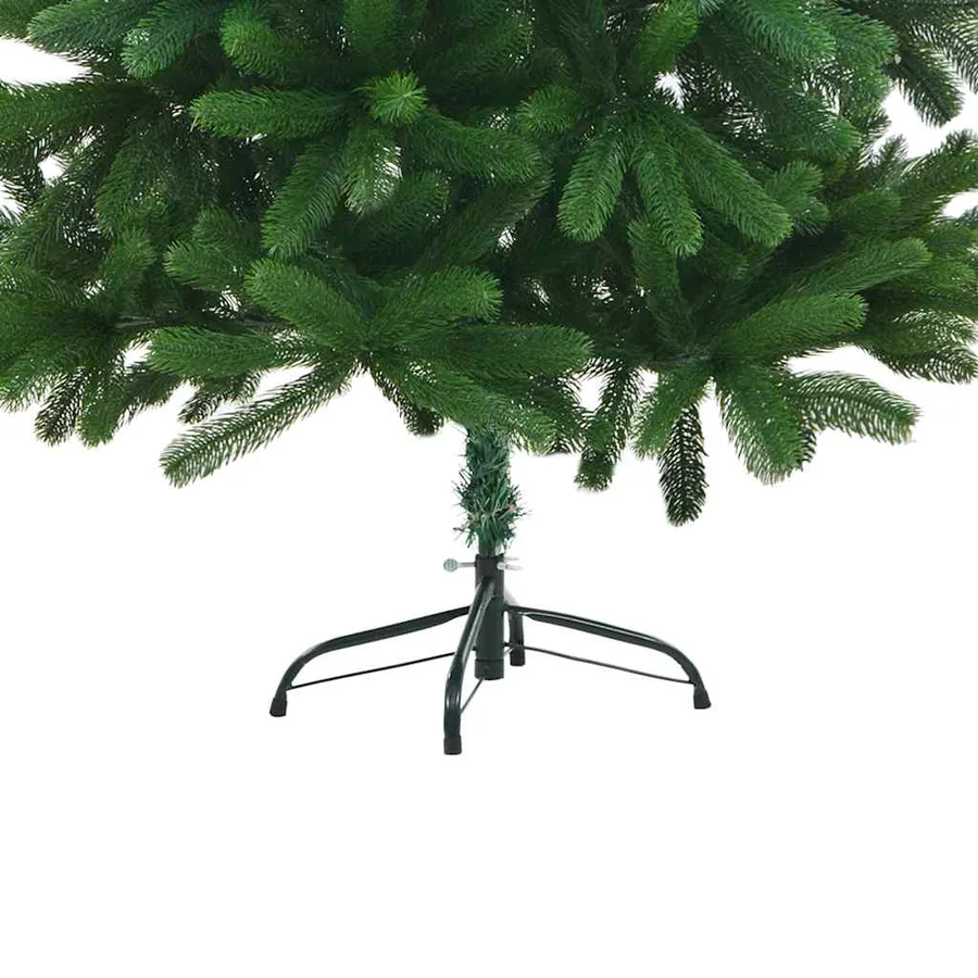 Arbre de Noël artificiel pré-éclairé et boules 150 cm Vert - 5