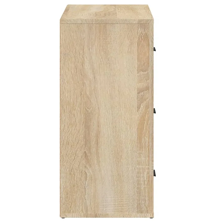 Buffet Chêne sonoma 80x33x70 cm Bois d'ingénierie - 5