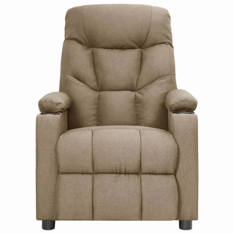 Fauteuil inclinable Taupe Tissu - 2
