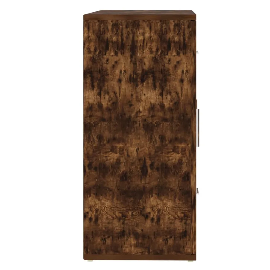 Buffet Chêne fumé 91x29,5x65 cm Bois d'ingénierie - 7