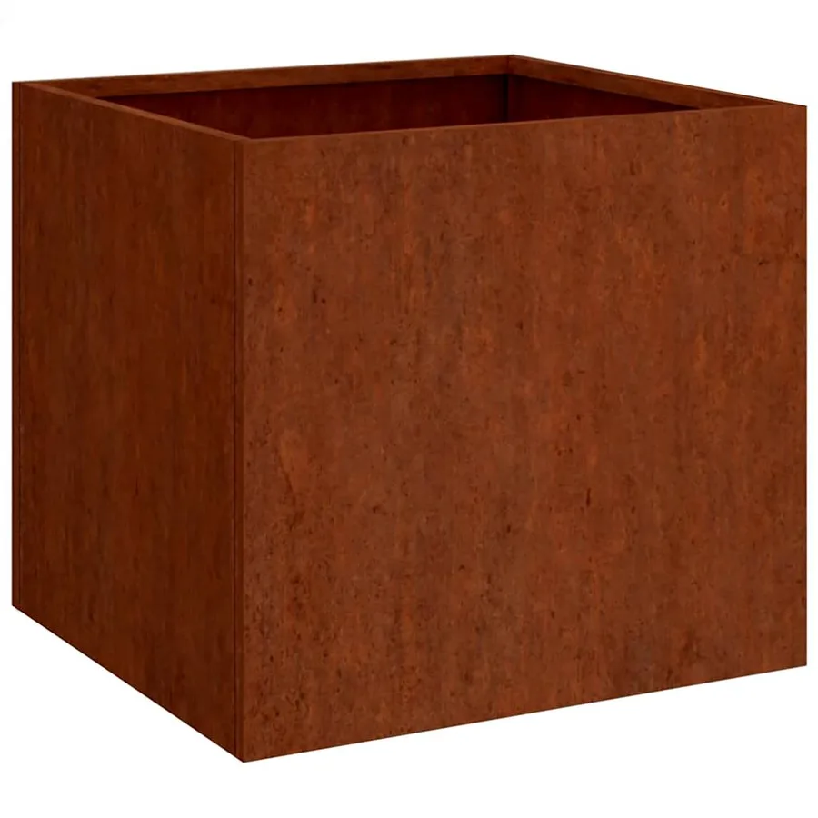 Jardinières 2 pcs 32x30x29 cm acier corten - 4